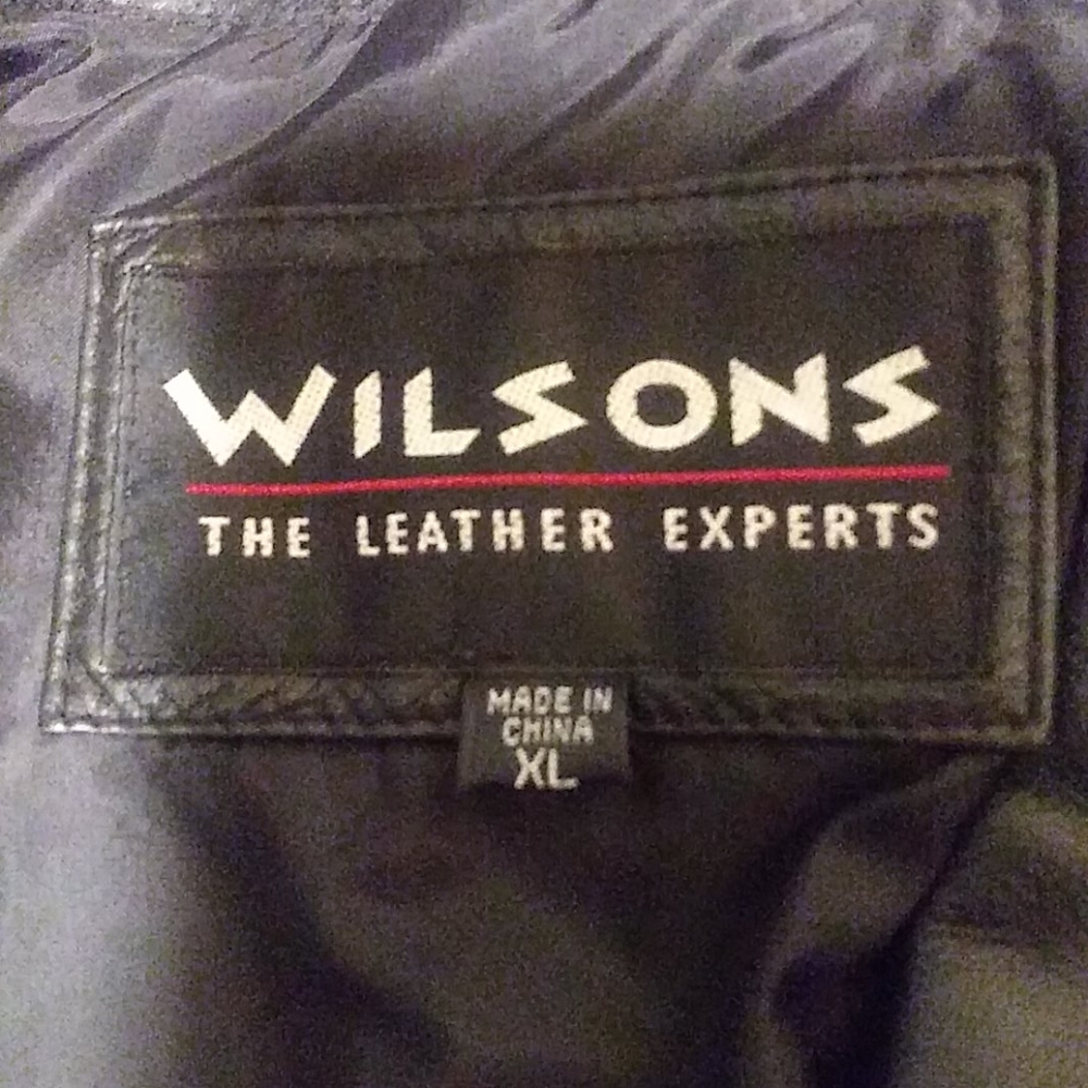Wilson's leather jacket (blazer  size extra large